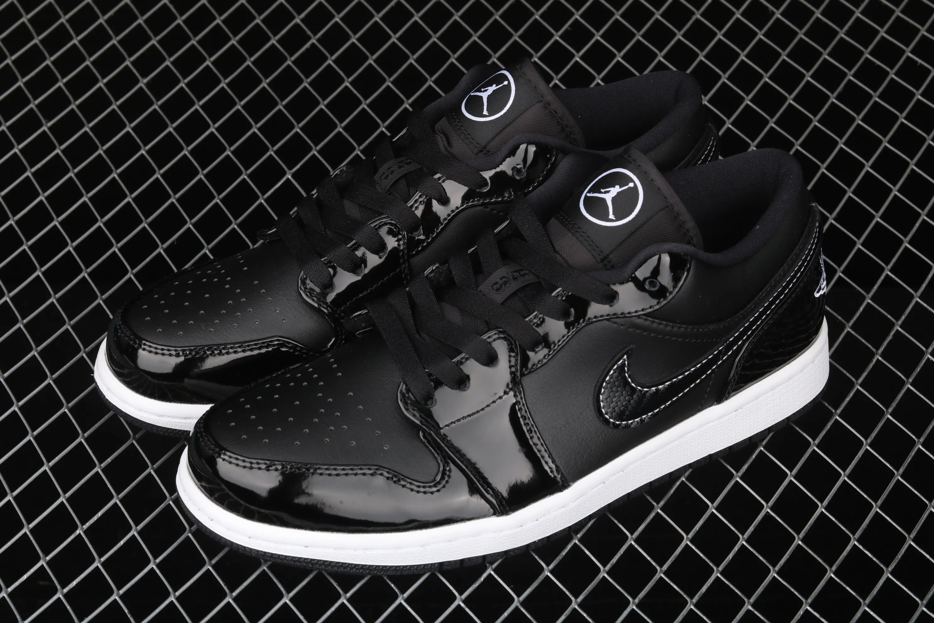 All categories Air Jordan Jordan series basketball shoes Air Jordan 1 Low G version pure original Air Jordan 1 Low ASW AJ1 Joe 1 low-top all-star patent leather black low-top basketball shoes DD1650-001